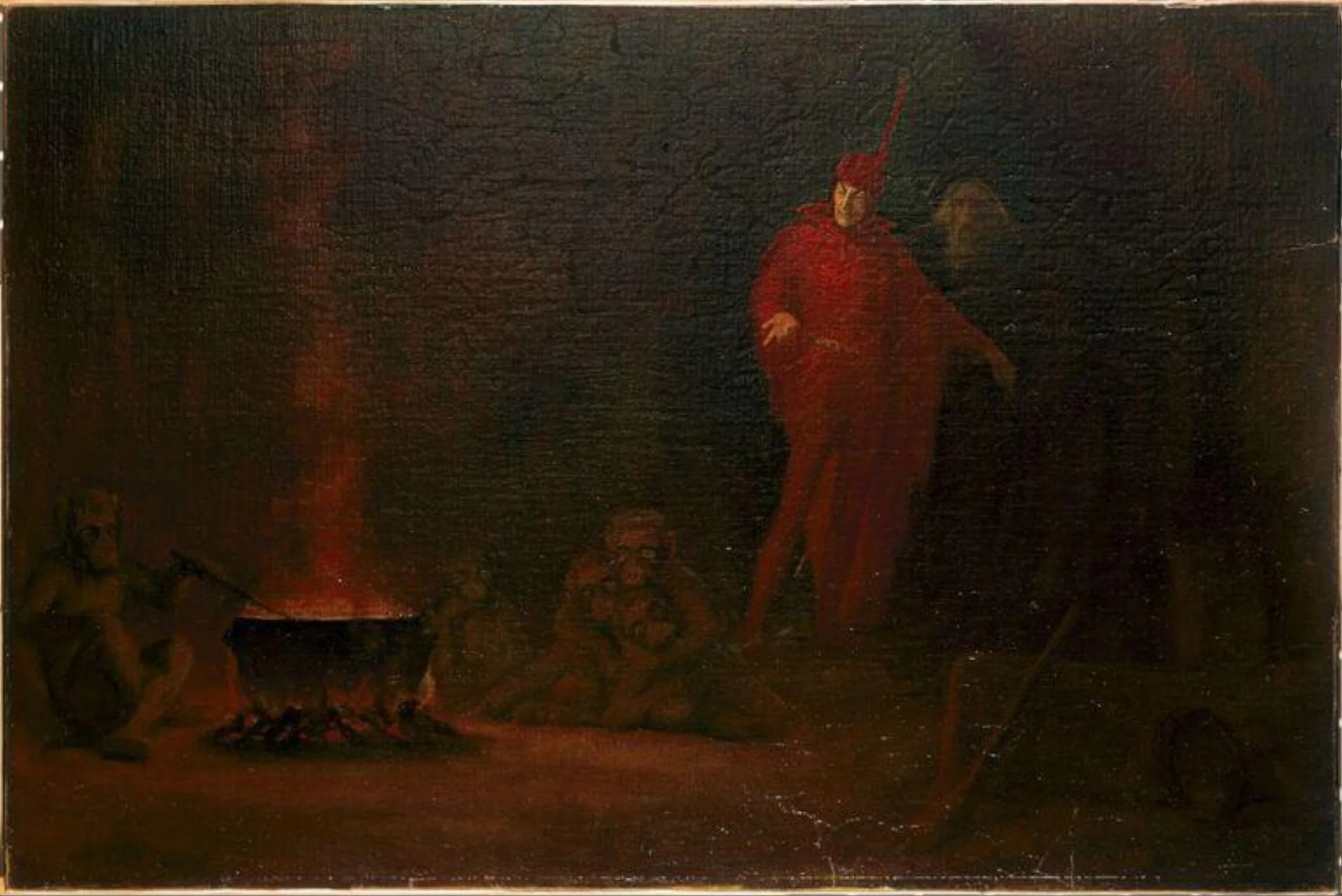 Henry Irving as Mephistopheles and George Alexander as Faust in <i>Faust</i> by W. G. Wills, adapted from Goethe