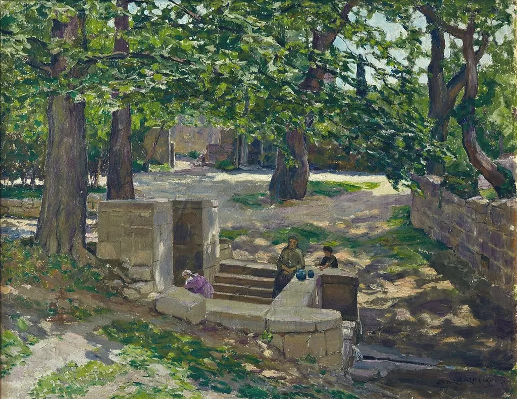 Bakhchisaray. By the well