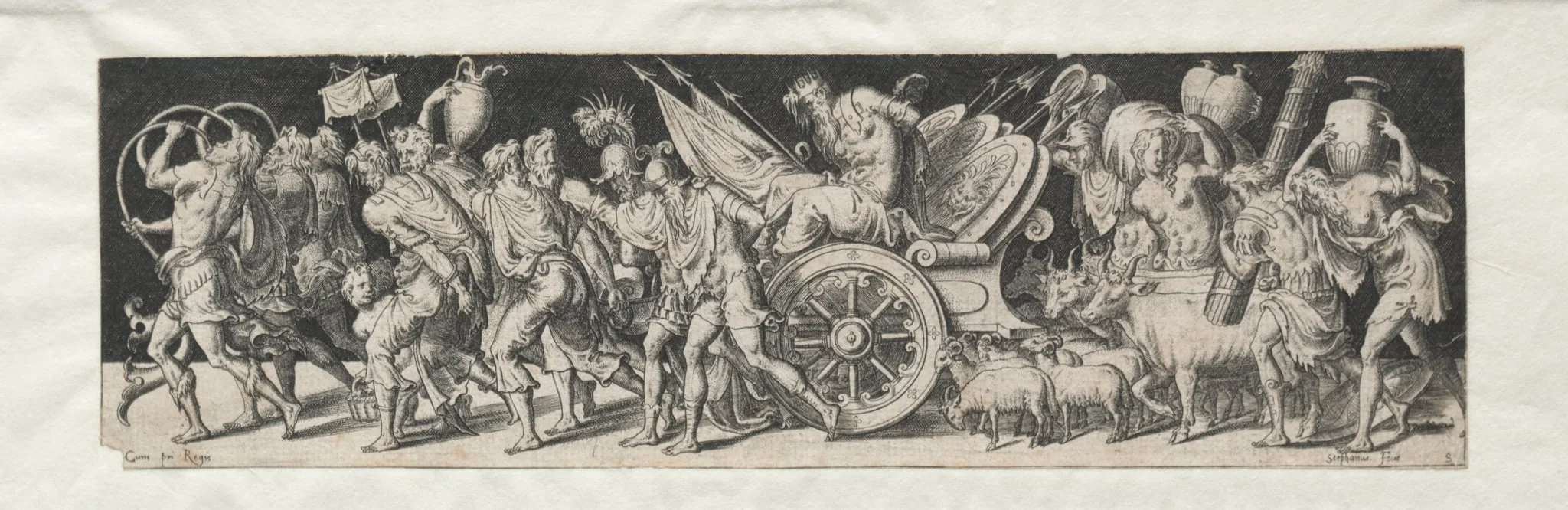 Combats and Triumphs No. 2:  Triumphant March, by Etienne Delaune, 1561