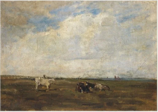 Pastures by the Sea, by Nathaniel Hone the Younger, unspecified, 1881
