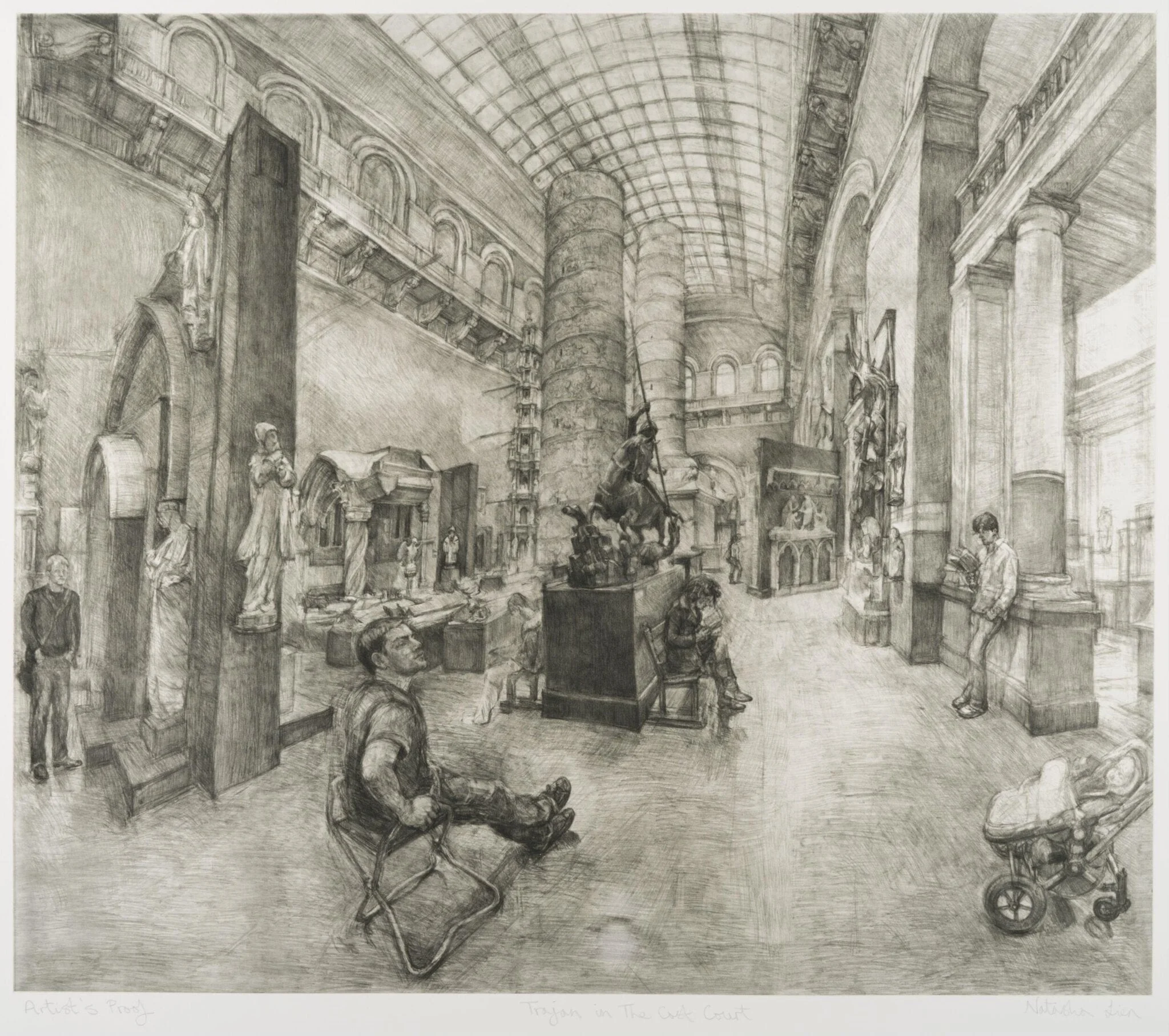 Trajan in the Cast Court, by Natasha Lien, 2014