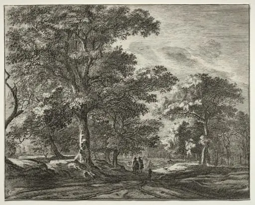 Six views in the Wood of the Hague (series)