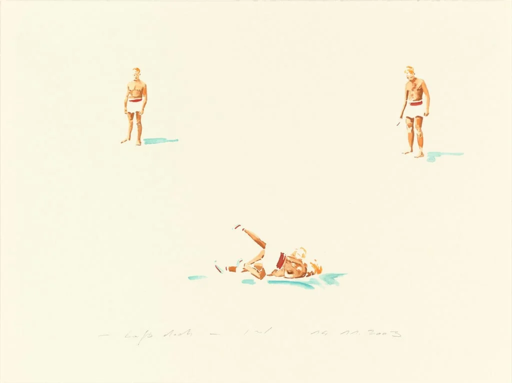 Untitled, by Norbert Bisky, watercolor, 2003