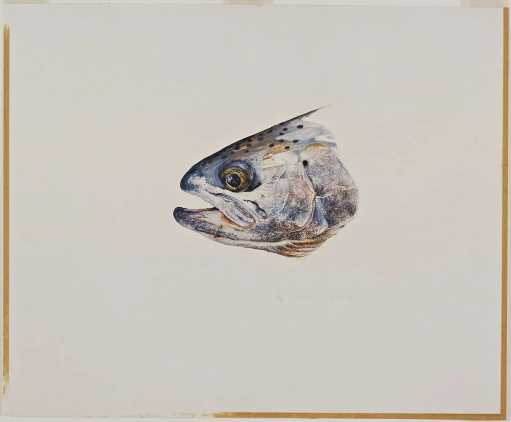 Untitled, by William Allan, watercolor, 1972