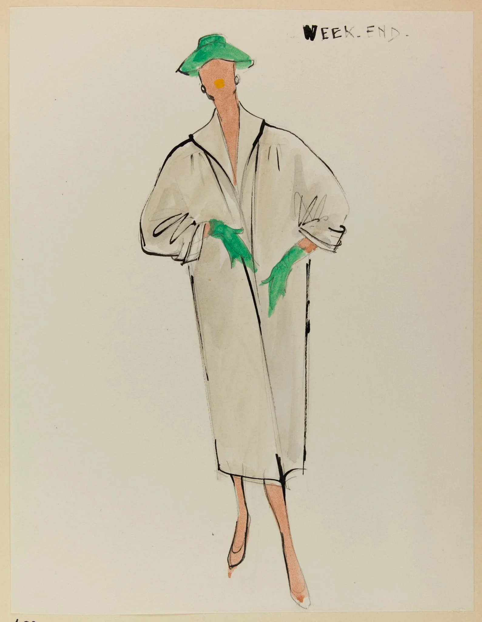 Week-end, by Carven, 1953