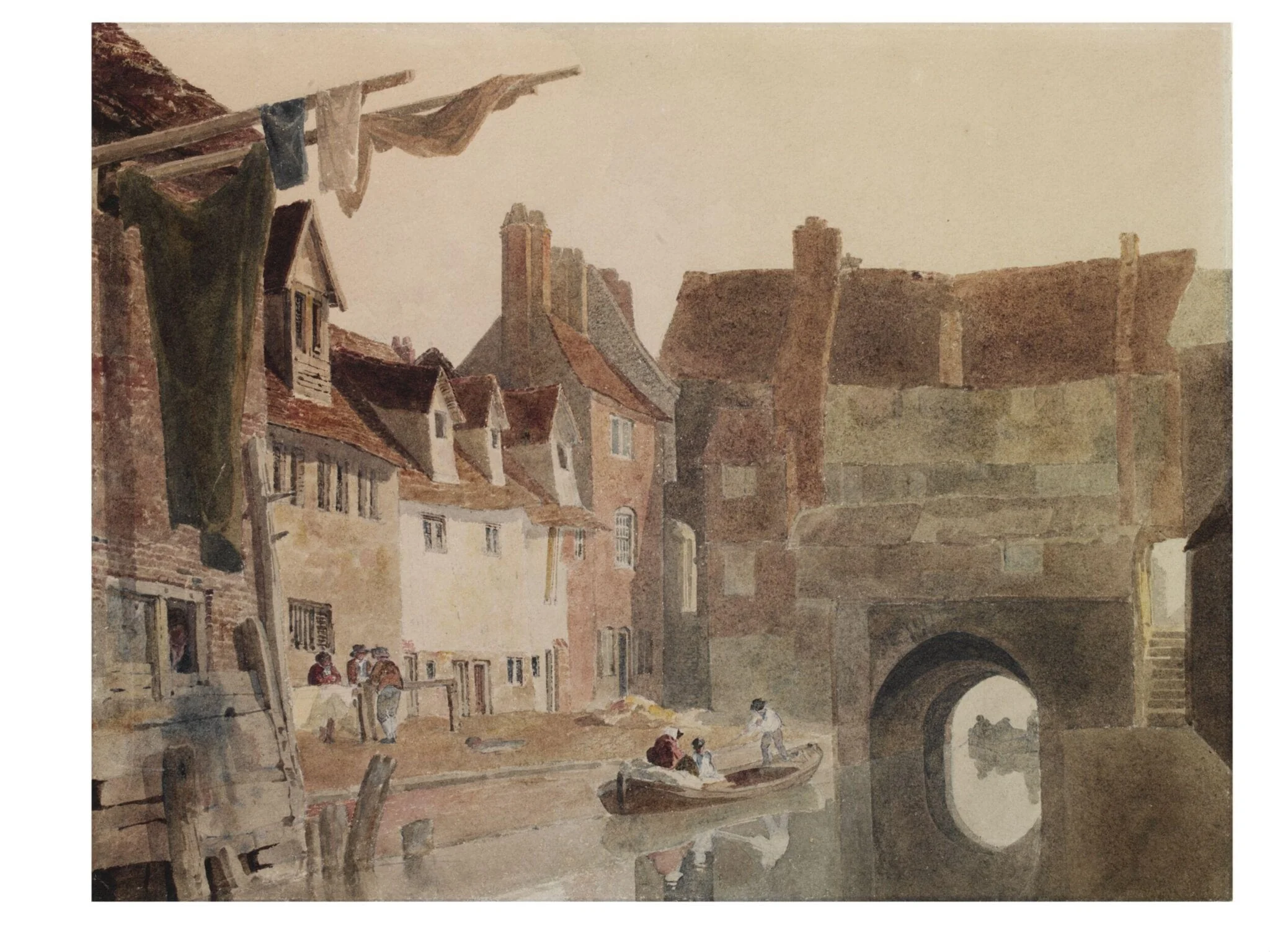 Old Houses on the High Bridge, Lincoln.