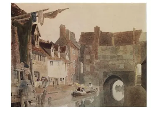 Old Houses on the High Bridge, Lincoln.