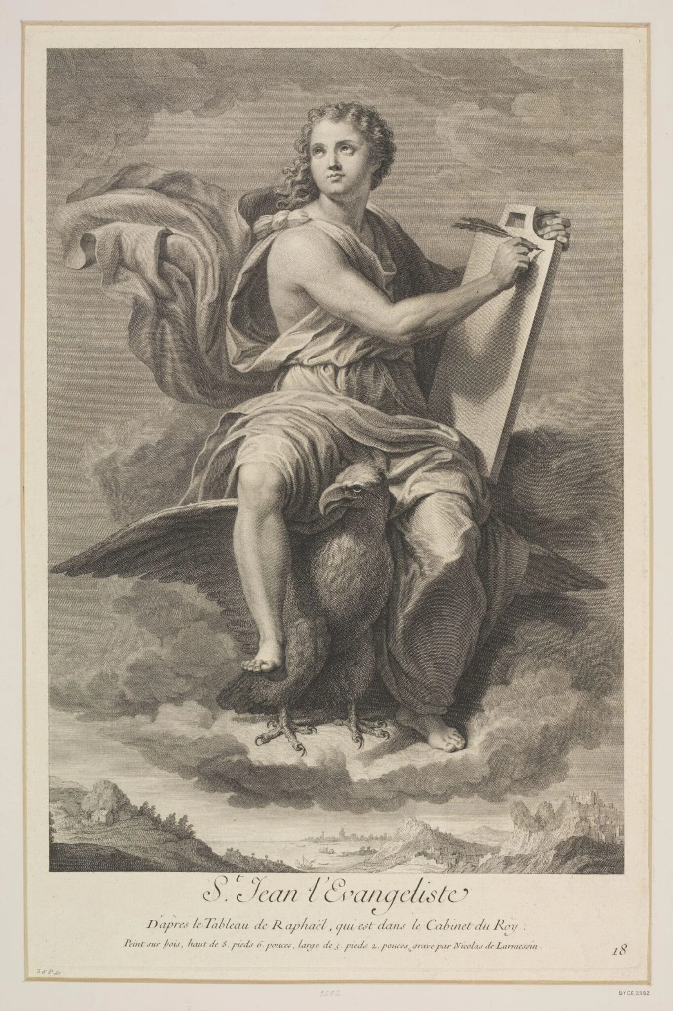 St. John the Evangelist, by Nicolas Larmessin, 1750