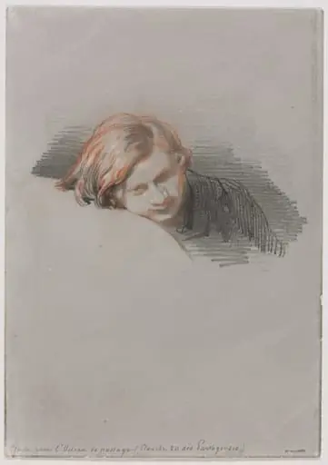 Head of a Young Man (Study for L'Oiseau de passage)