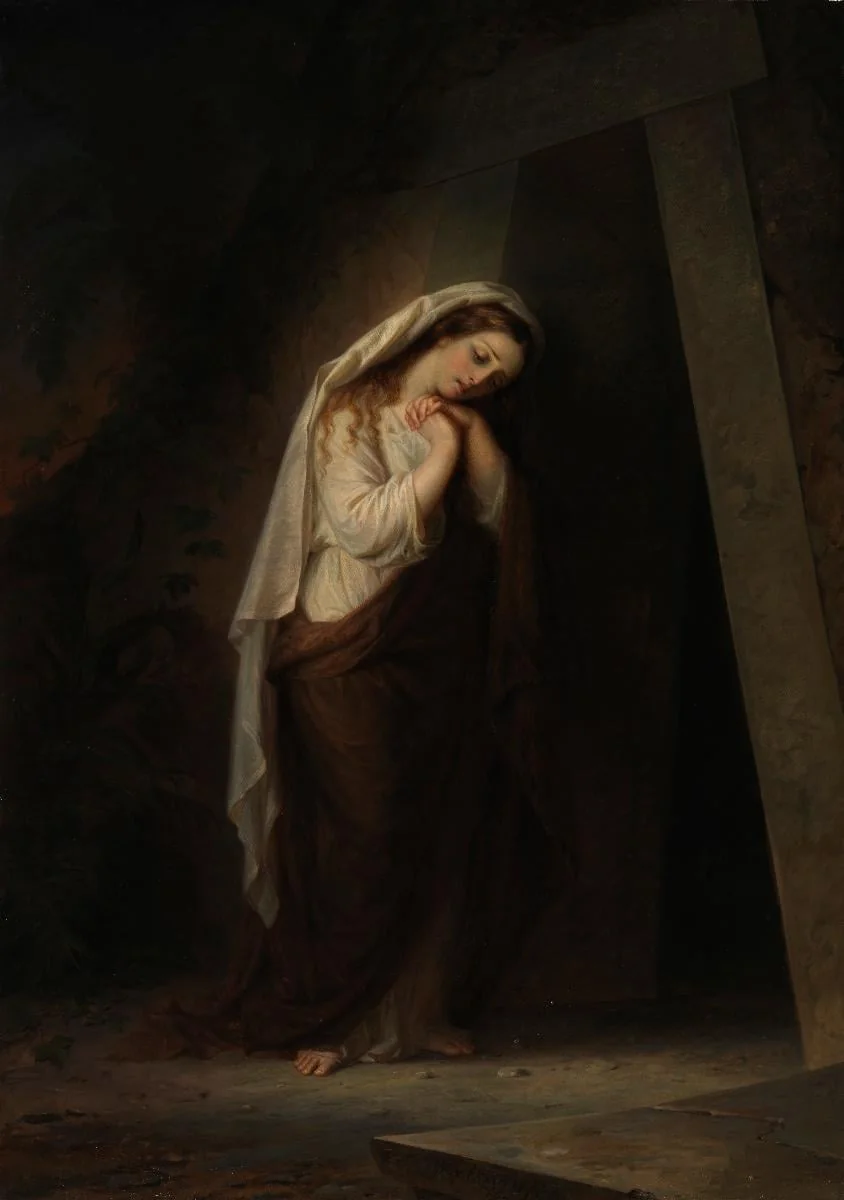Maria Magdaleena Kristuksen haudalla, by Robert Wilhelm Ekman, unspecified