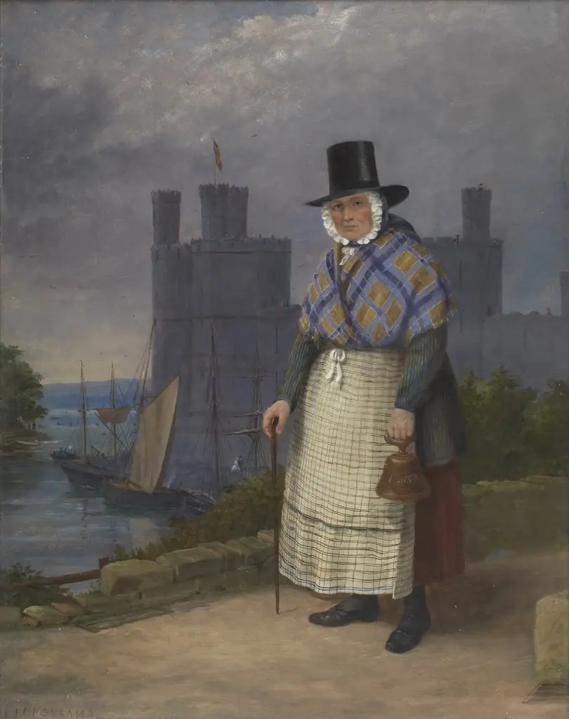 Bellringer of Caernarvon in costume of trade