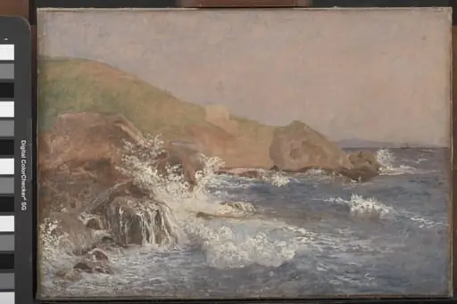 Rough Sea on a Rocky Coast, Capri