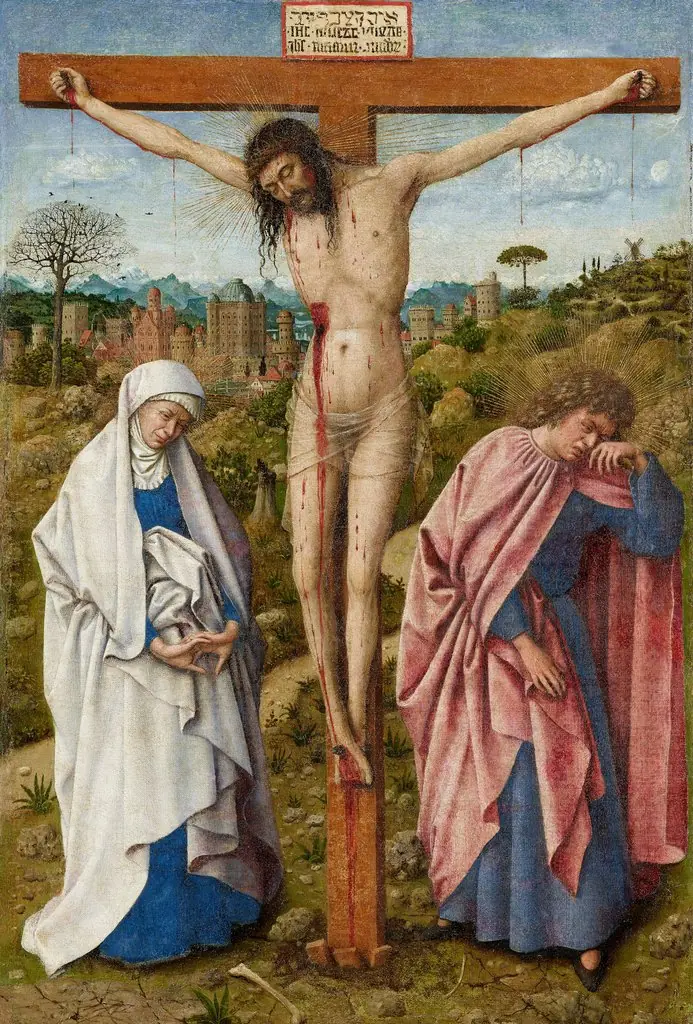Christ on the Cross with the Virgin and Saint John