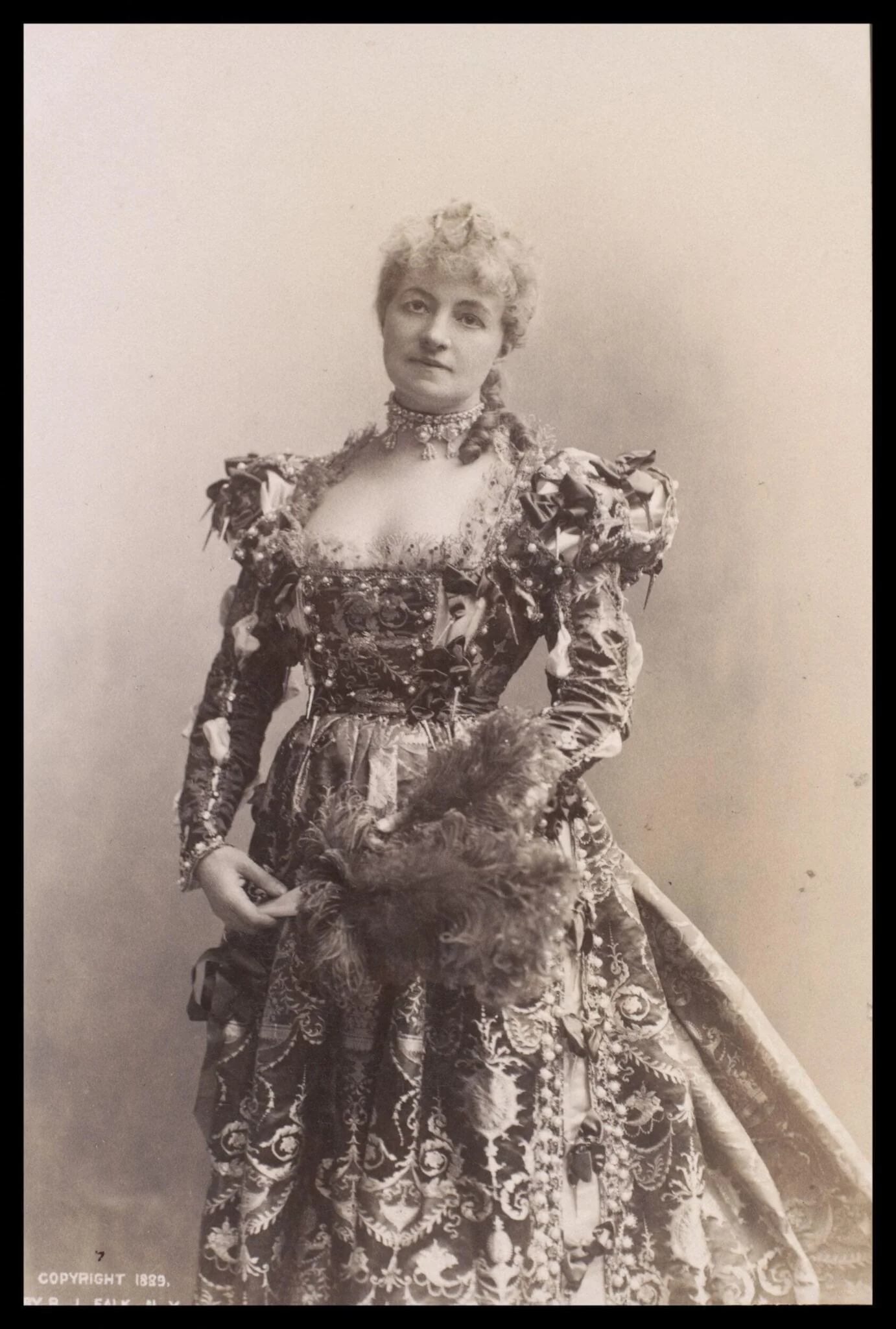 Guy Little Theatrical Photograph, by B. J. Falk, photographic, 1889