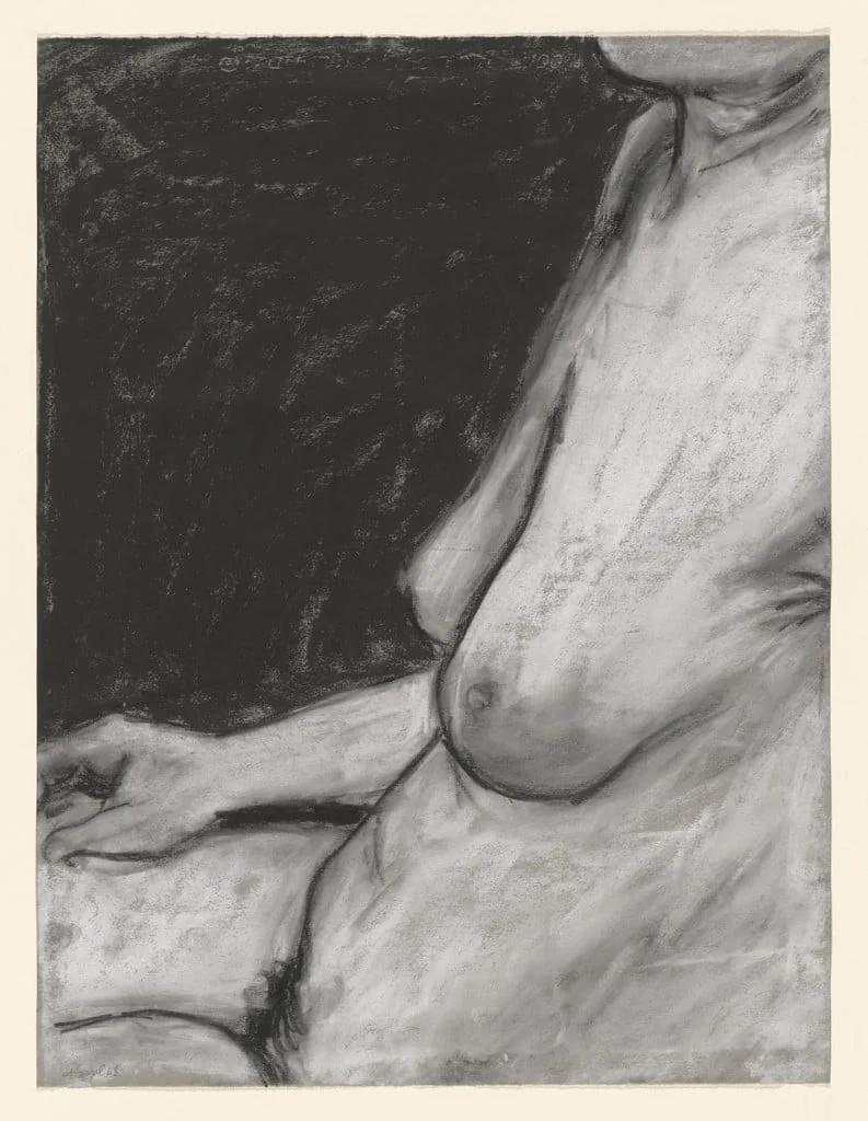 Untitled, by George Segal, pastel, 1968
