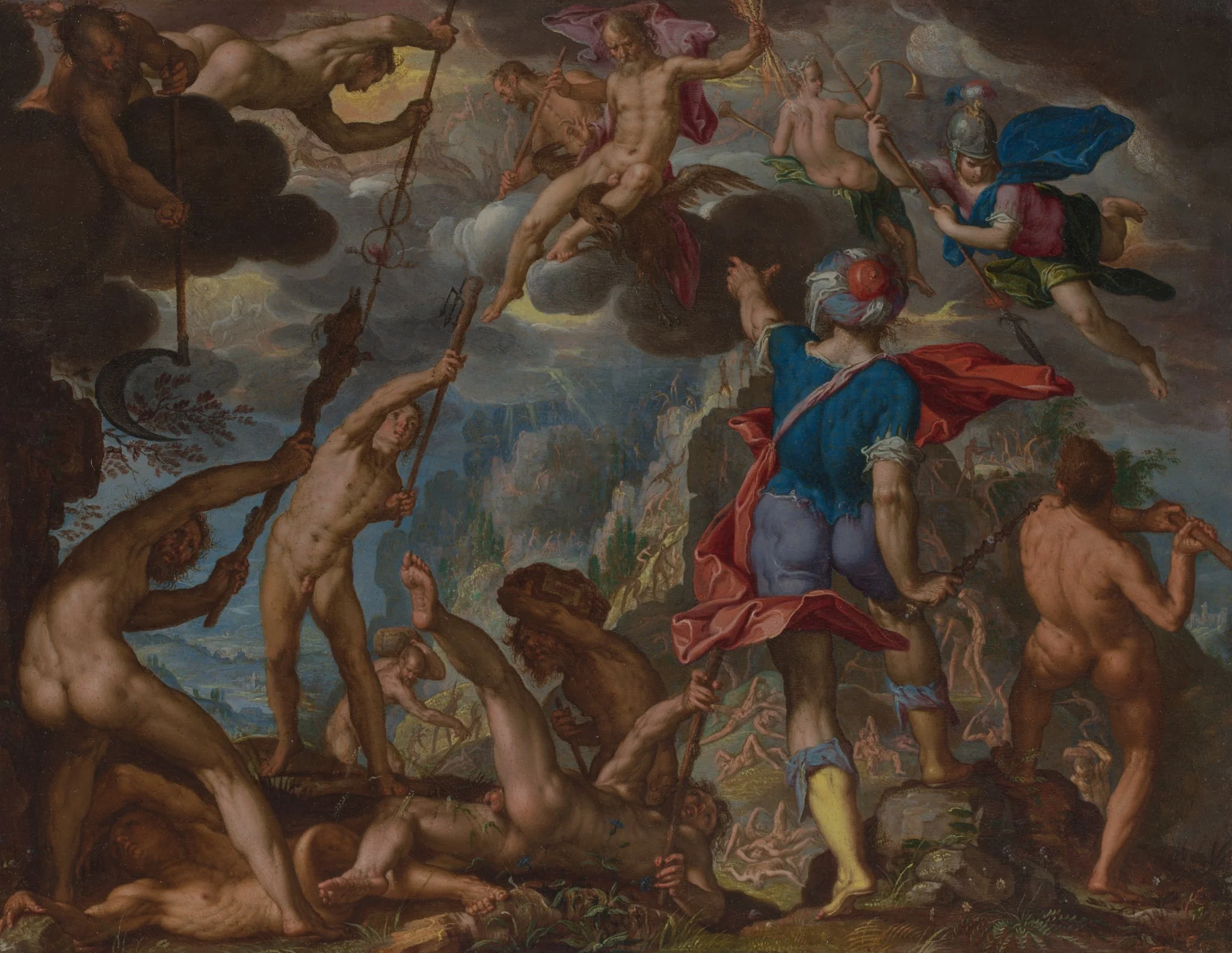 The Battle between the Gods and the Giants