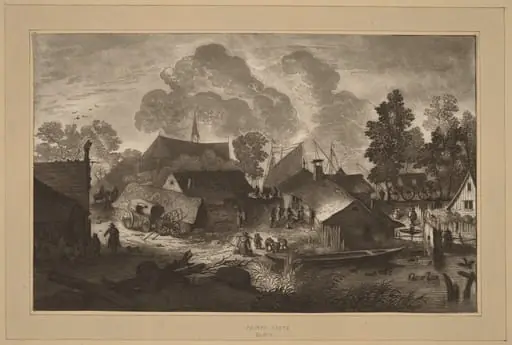 Village with Pond