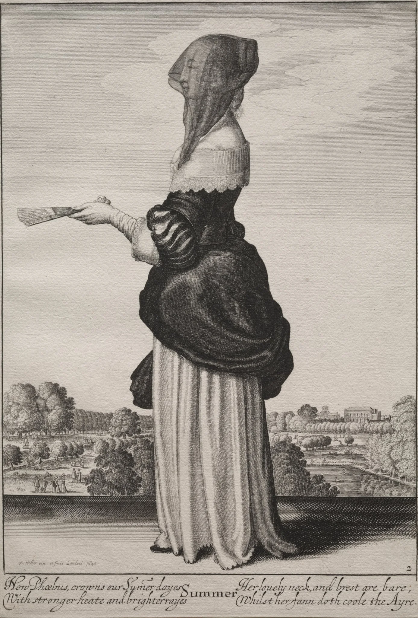 The Seasons:  Summer, by Wenceslaus Hollar, 1644