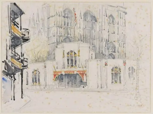 Westminster Abbey with stands