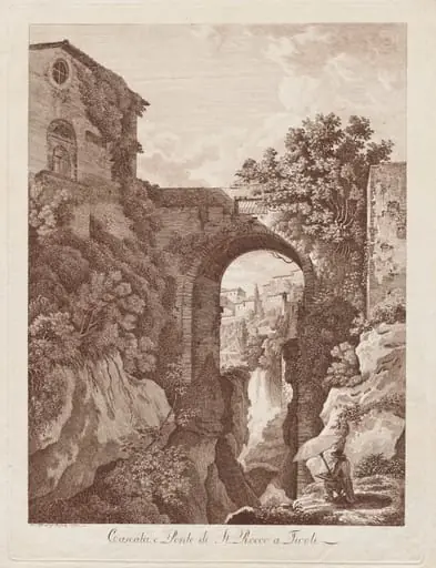 St. Rocco Waterfall and Bridge at Tivoli (Cascata e Ponte di St. Rocco a Tivoli)