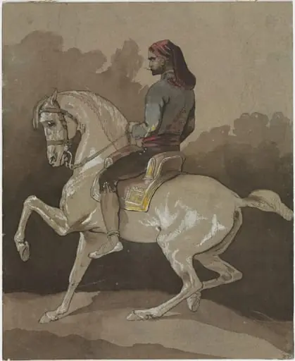 Arab on Horseback