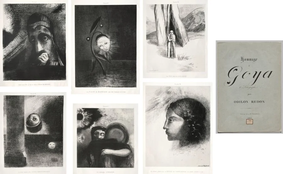 Homage to Goya, by Odilon Redon, 1885