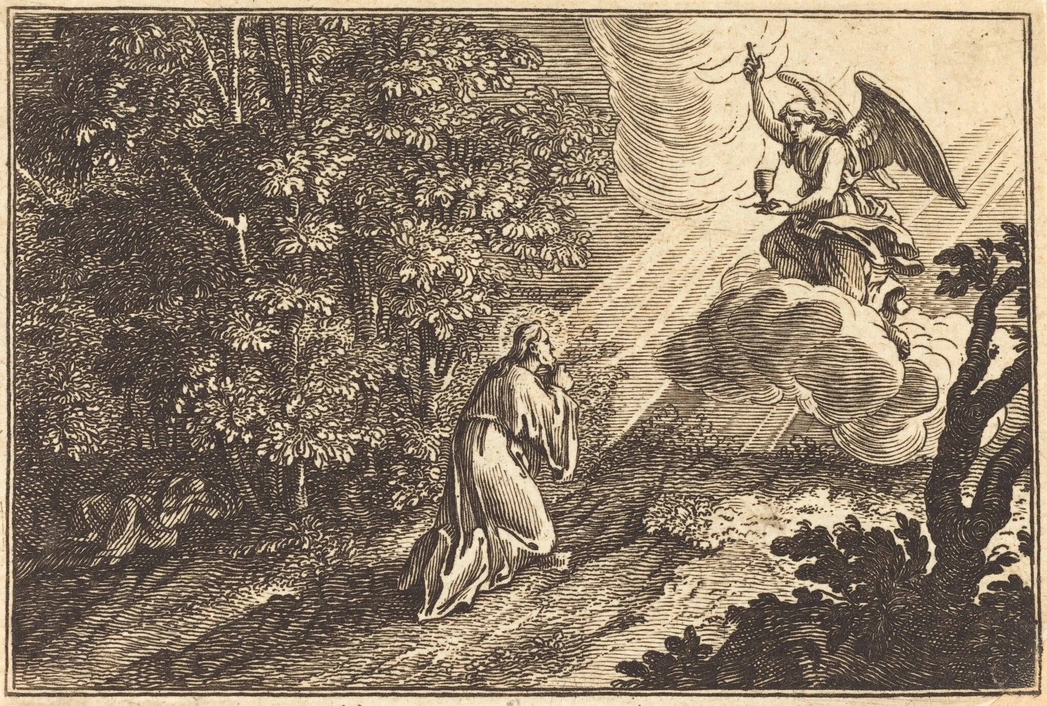 Christ Praying on the Mount of Olives