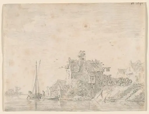 A Tavern by a River
