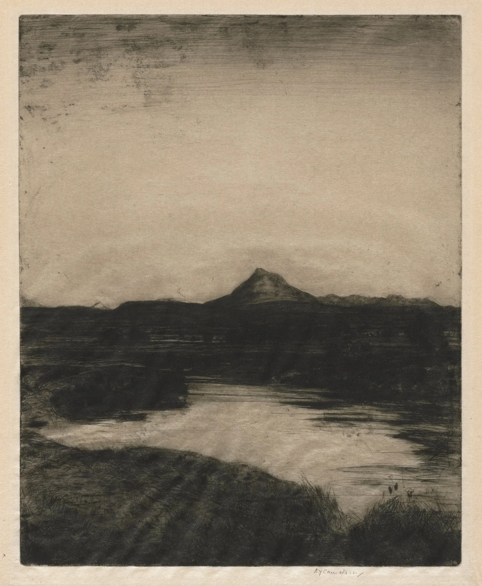 Ben Ledi, by David Young Cameron, 1911
