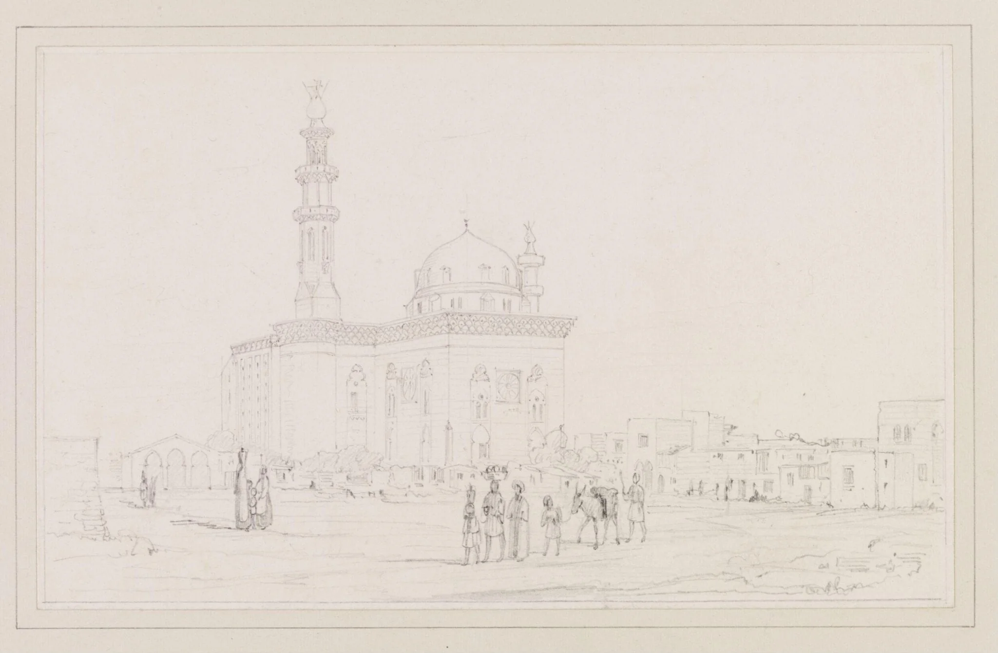 Exterior of the Mosque Sultan Hassan, Cairo