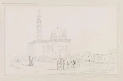 Exterior of the Mosque Sultan Hassan, Cairo