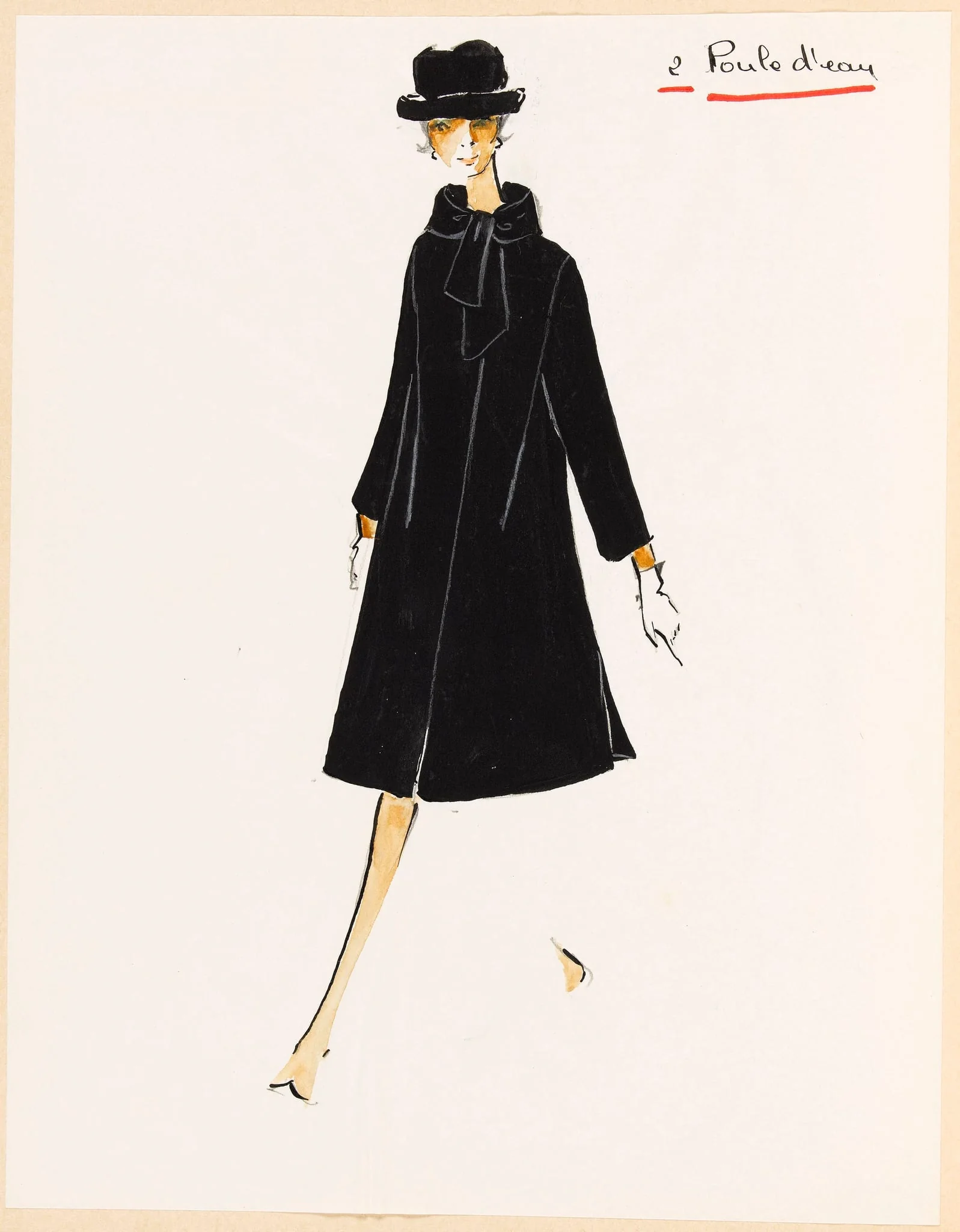 La poule d'eau, by Carven, 1967