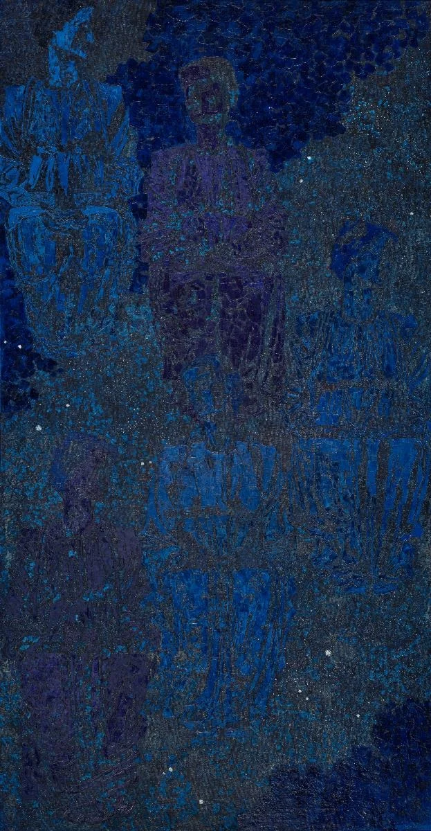 Fixsterne, by Augusto Giacometti, oil, 1908