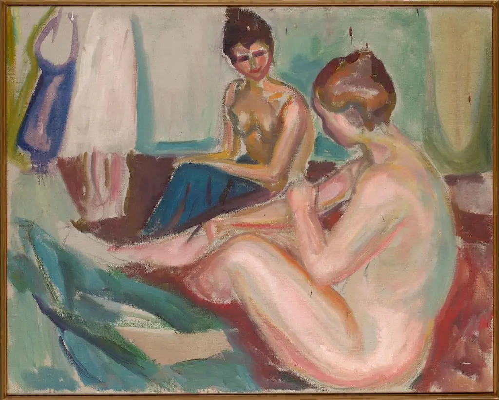 Two Seated Nudes