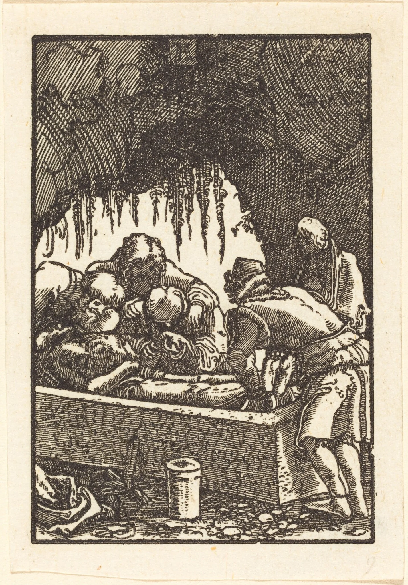The Entombment, by Albrecht Altdorfer, ink, 1513