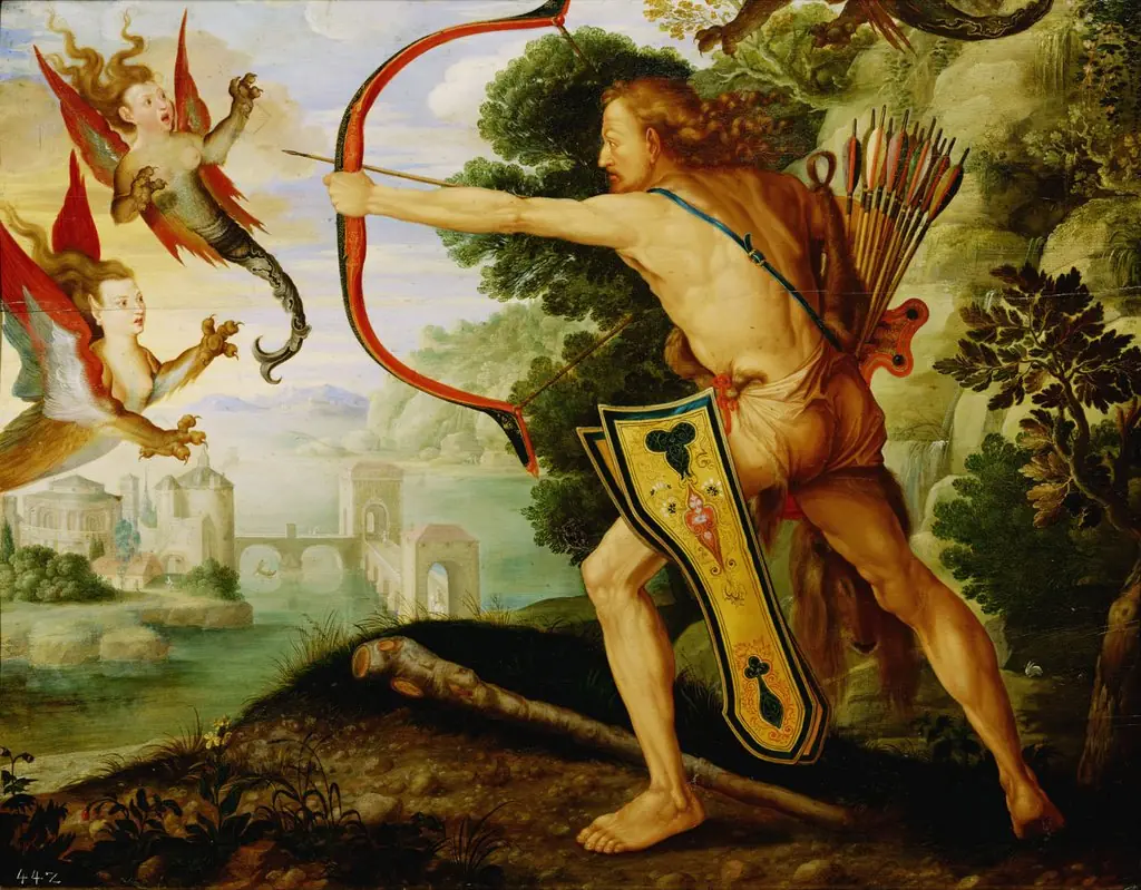 Hercules and the Stymphalian birds