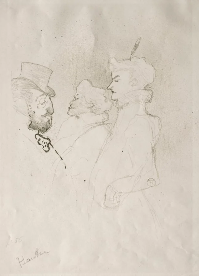 Why Not?  Once Does Not Constitute a Habit, by Henri de Toulouse-Lautrec, 1893