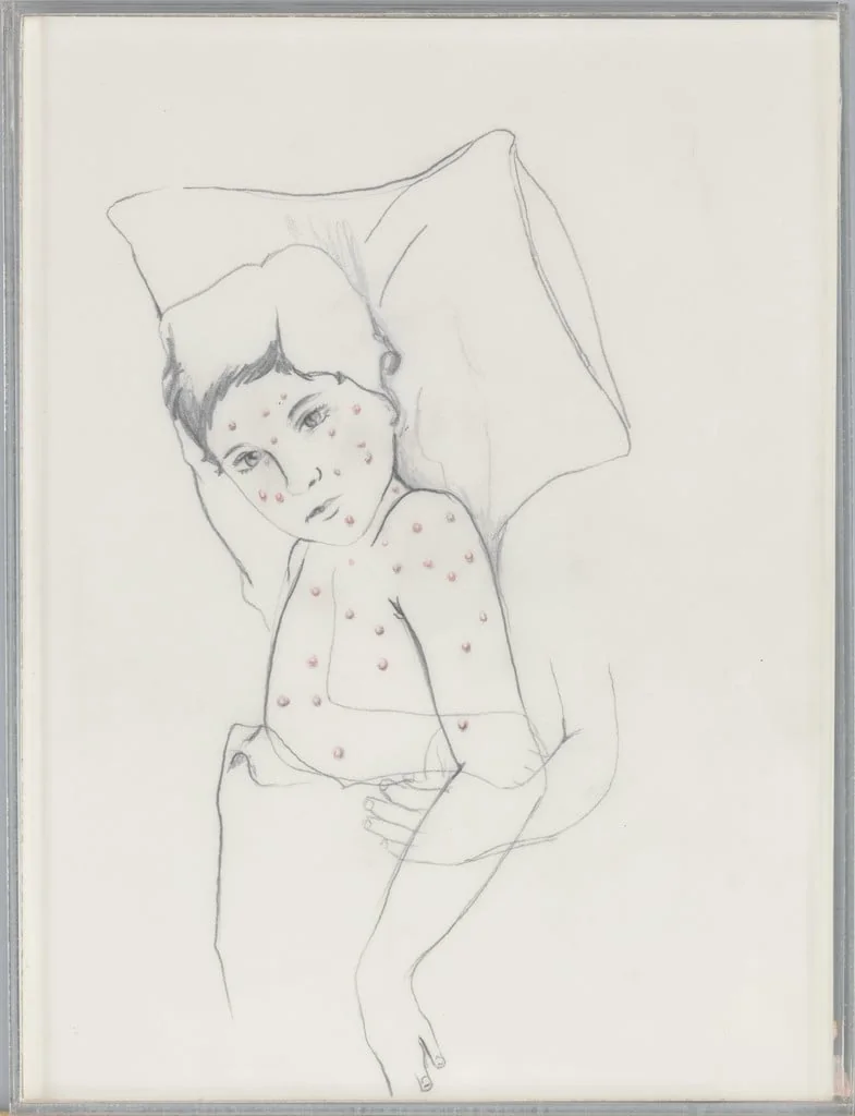 Untitled, by Anthony Goicolea, graphite, 2003