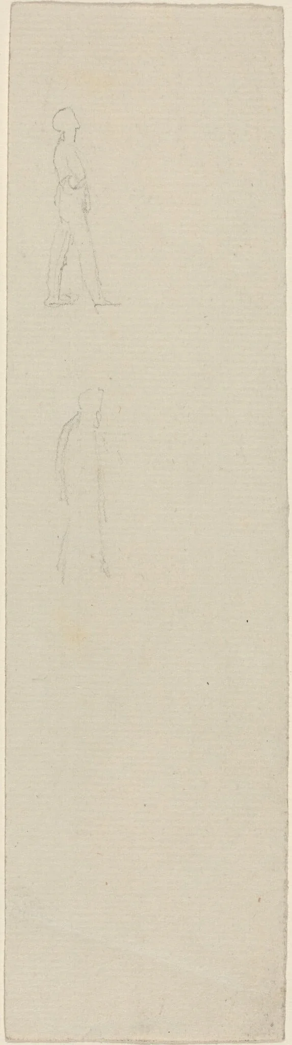 Sheet of Studies [recto and verso], by John Flaxman, graphite, 1790