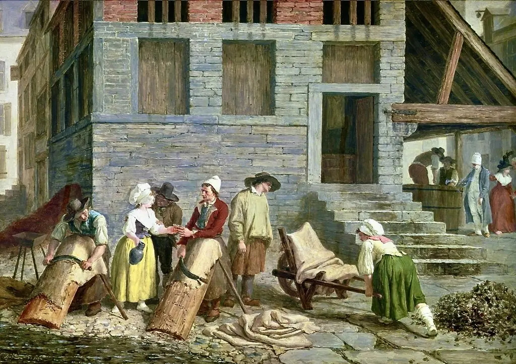 Une tannerie