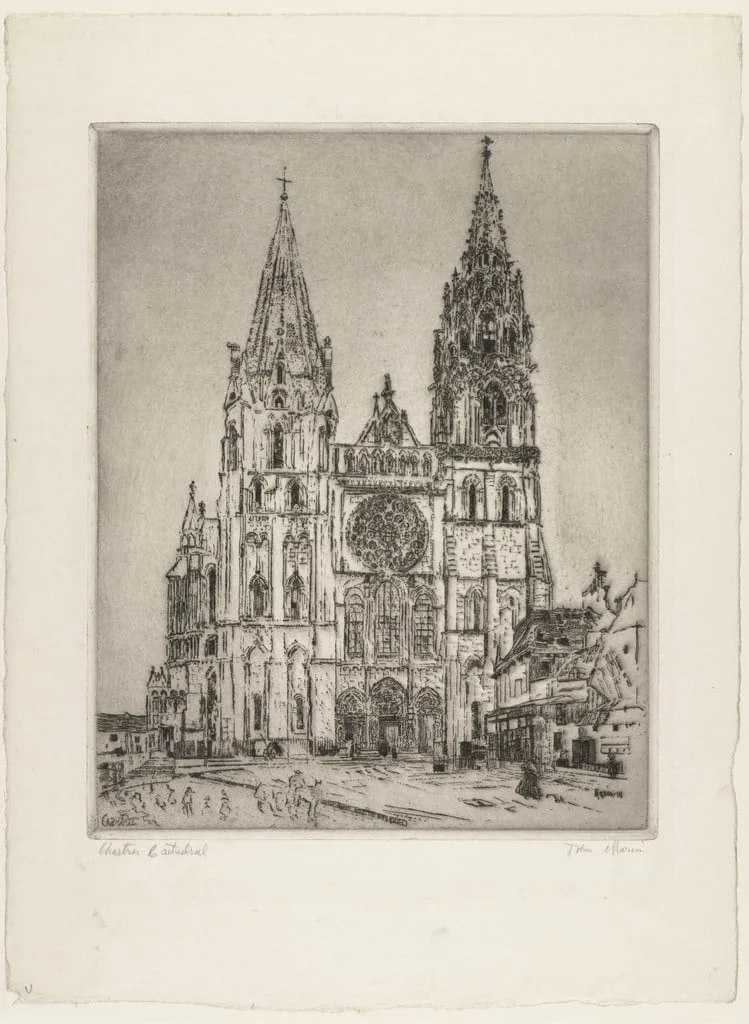 Untitled, by John Marin, ink, 1910