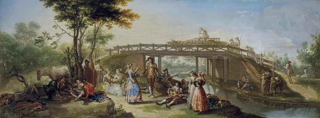 Bridge over the Madrid Canal