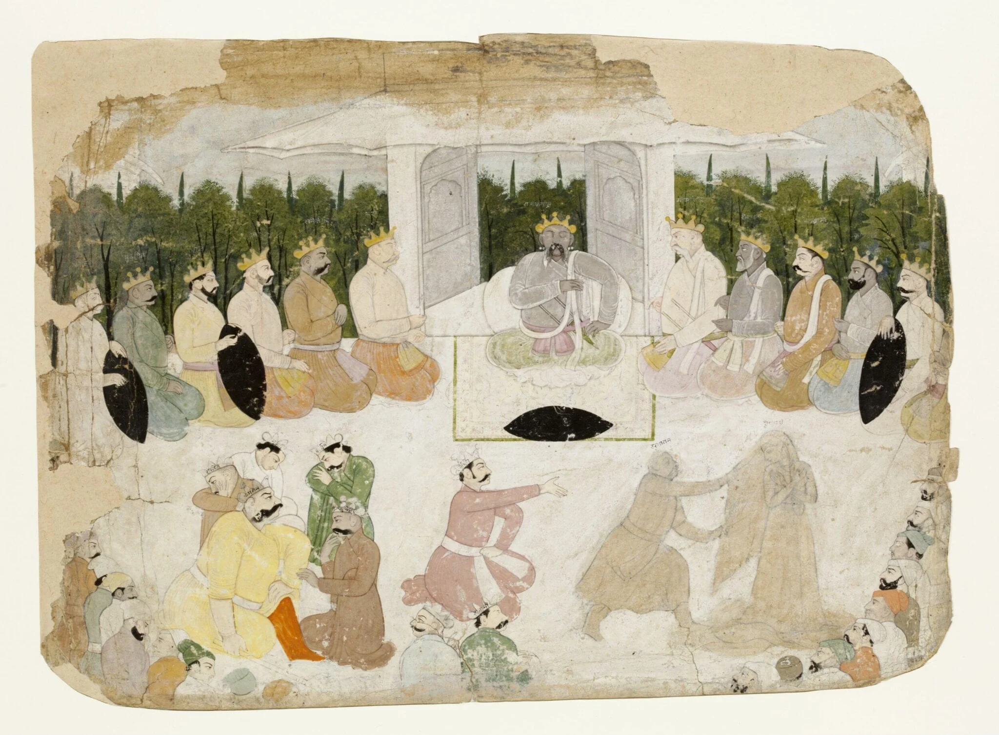 Draupadi, by Unknown, paint, 1740