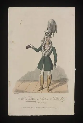 Mr Liston as Baron Altrodoff