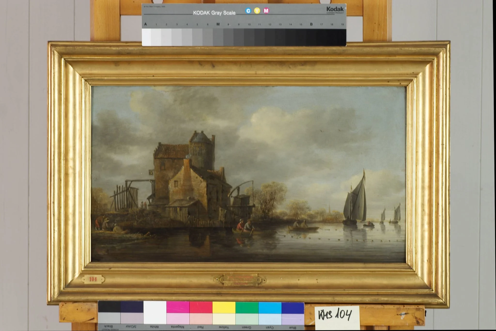 Dutch River View, by Unknown, 1650
