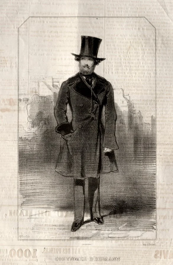 Costumes d' Humann, by Paul Gavarni, 1843