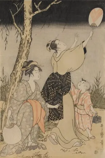 Catching Fireflies Beneath a Willow Tree (left)
