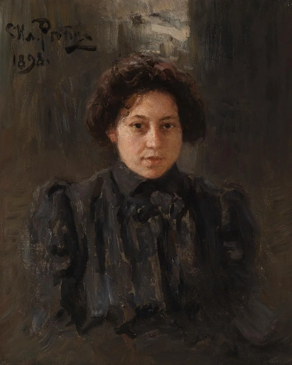 Taiteilijan tyttären Nadežda (Nadja) Repinan muotokuva, by Ilya Repin, unspecified