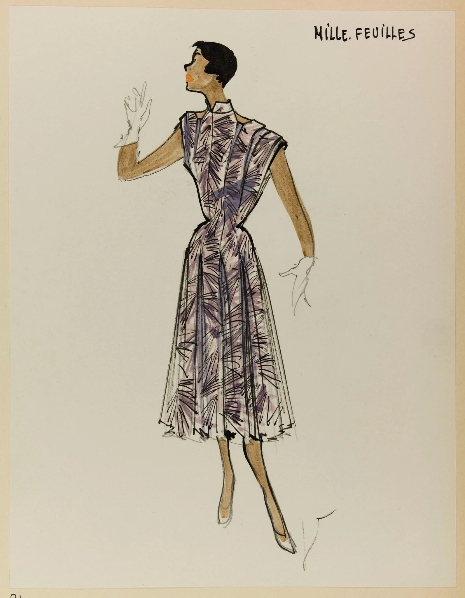 Mille feuilles, by Marie-Louise Carven, 1953