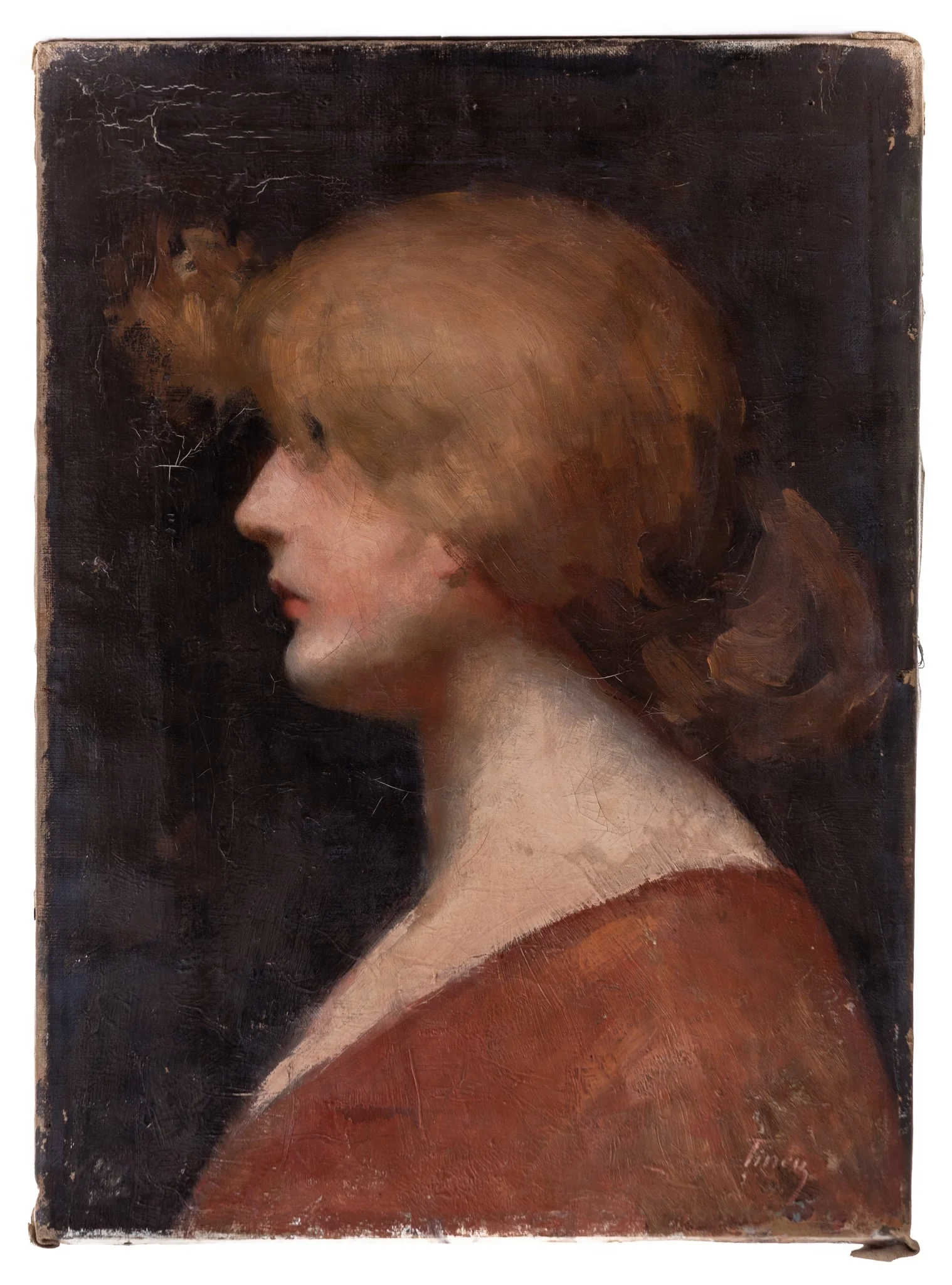 Profil de fată, by Tincu Ion